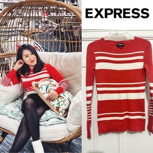 Express coziest striped sweater